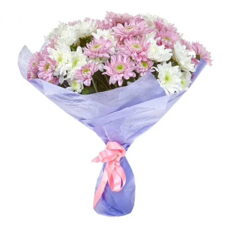 Букет из 7 хризантем, доставка Давлеканово